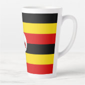 Uganda-Flagge Milchtasse (Rechts)