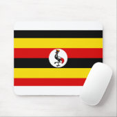Uganda-Flagge Mousepad (Mit Mouse)