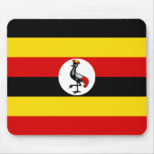Uganda-Flagge Mousepad (Vorne)