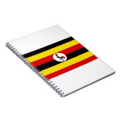 Uganda-Flagge Notizblock (Rechte Seite)