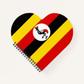 Uganda-Flagge Notizblock (Vorderseite)