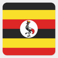Uganda-Flagge