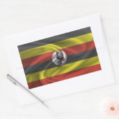 Uganda-Flagge Rechteckiger Aufkleber (Umschlag)