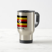 Uganda-Flagge Reisebecher (VorderseiteRechts)
