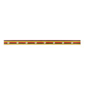 Uganda-Flagge Satinband (Vorderseite)