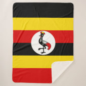Uganda-Flagge Sherpadecke (Vorderseite)