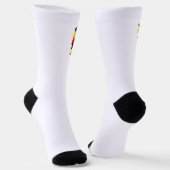 Uganda-Flagge Socken (Gewinkelt)