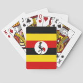 Uganda-Flagge Spielkarten (Rückseite)