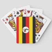 Uganda-Flagge Spielkarten (Rückseite)