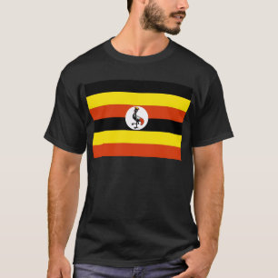Uganda-Flagge T-Shirt