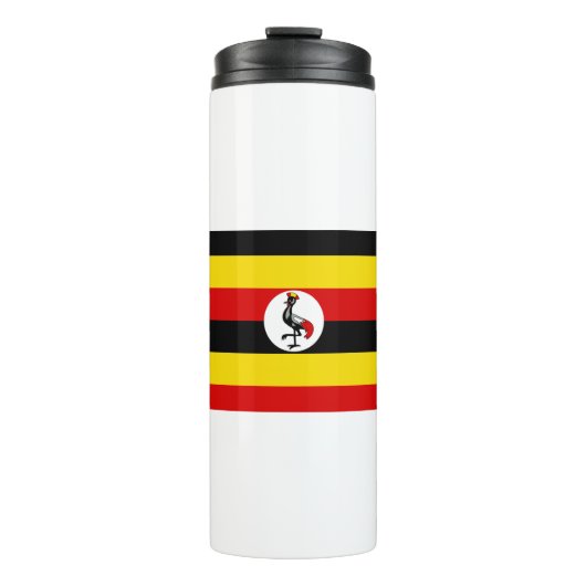 Uganda-Flagge Thermosbecher (Vorderseite)
