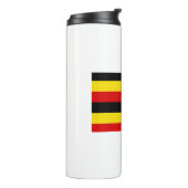 Uganda-Flagge Thermosbecher (Nach links gedreht)