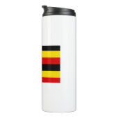 Uganda-Flagge Thermosbecher (Nach rechts gedreht)