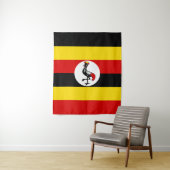 Uganda-Flagge Wandteppich (Beispiel)