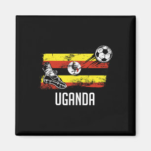 Uganda-Flaggen-Trikot ugandische Fußballmannschaft Magnet