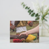 Uganda Friendship Travel Postcard Postkarte (Stehend Vorderseite)