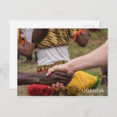 Uganda Friendship Travel Postcard Postkarte (Vorne/Hinten)