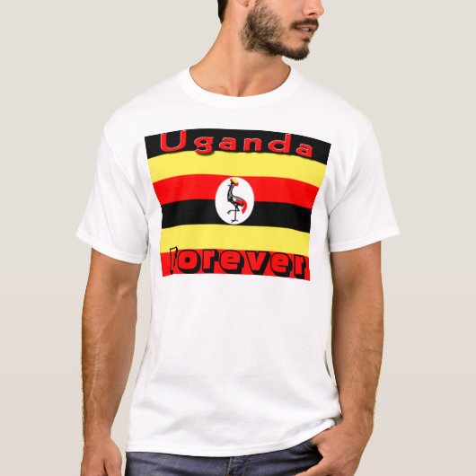 Uganda für immer T - Shirt (Vorderseite)
