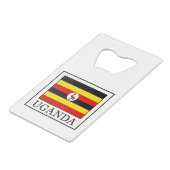 Uganda Geldkarten Flaschenöffner (Vorderseite Schrägansicht)