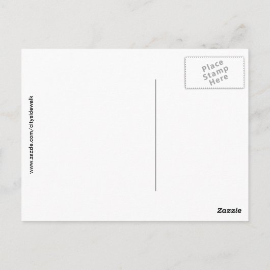 Uganda Herz von Afrika Postkarte (Rückseite)