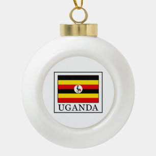 Uganda Keramik Kugel-Ornament