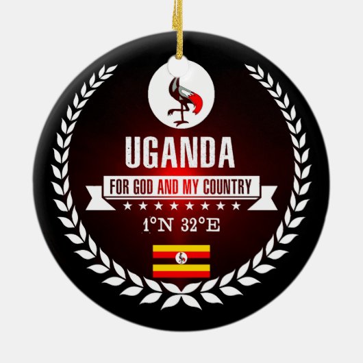 Uganda Keramikornament (Hinten)