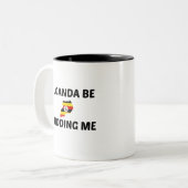 UGANDA KÖNNEN MICH ZWEIFARBIGE TASSE (Vorderseite Links)