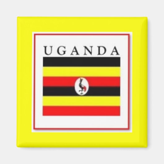 Uganda - Kundenspezifische Produkte Magnet (Vorne)
