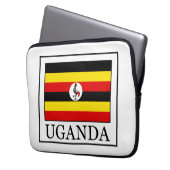 Uganda Laptopschutzhülle (Vorderseite Links)