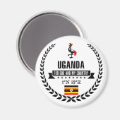 Uganda Magnet (Vorderseite/Rückseite)