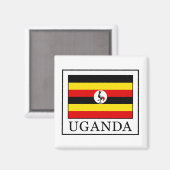 Uganda Magnet (Vorderseite/Rückseite)