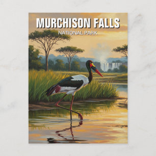 Uganda Murchison Falls National Park Travel Postkarte