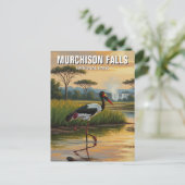 Uganda Murchison Falls National Park Travel Postkarte (Stehend Vorderseite)