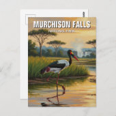 Uganda Murchison Falls National Park Travel Postkarte (Vorne/Hinten)