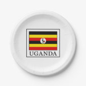 Uganda Pappteller (Vorderseite)