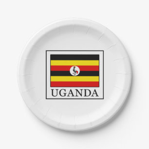 Uganda Pappteller