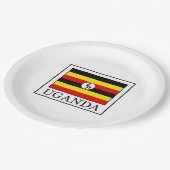 Uganda Pappteller (Schrägansicht)