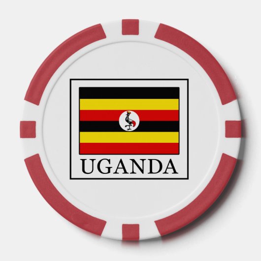 Uganda Pokerchips (Vorderseite)