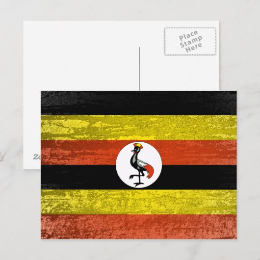 Uganda Postkarte (Vorne/Hinten)