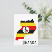 Uganda Postkarte (Stehend Vorderseite)