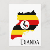 Uganda Postkarte (Vorderseite)