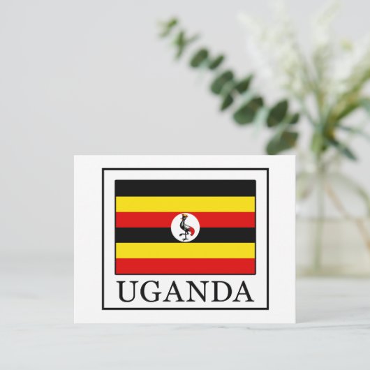 Uganda Postkarte (Stehend Vorderseite)