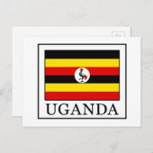Uganda Postkarte (Vorne/Hinten)