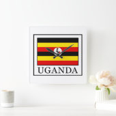 Uganda Quadratische Wanduhr (Zuhause)