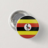 Uganda Round Icon Flag Button (Vorne & Hinten)