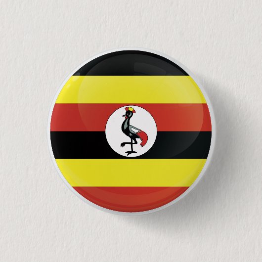 Uganda Round Icon Flag Button (Vorderseite)