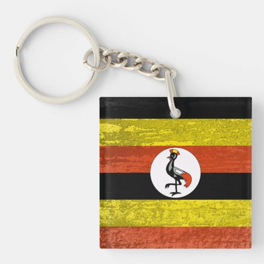 Uganda Schlüsselanhänger (Vorderseite)