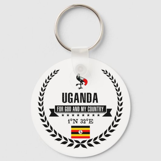 Uganda Schlüsselanhänger (Vorderseite)