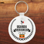 Uganda Schlüsselanhänger (Vorderseite)
