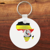 Uganda Schlüsselanhänger (Vorderseite)